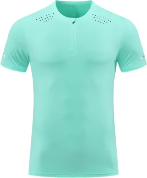 Men's Reflective Sport T-Shirt, Quick-Dry Gym Running Top