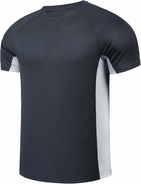 Mens Big and Tall Swim Shirt Sun Protection UPF 50  Rash Gard Quick Dry T-Shirt