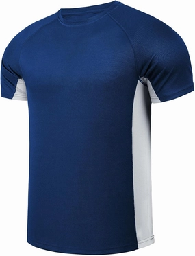 Mens Big and Tall Swim Shirt Sun Protection UPF 50  Rash Gard Quick Dry T-Shirt