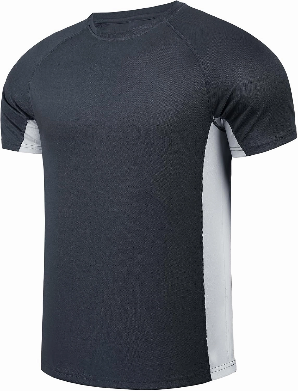Mens Big and Tall Swim Shirt Sun Protection UPF 50  Rash Gard Quick Dry T-Shirt