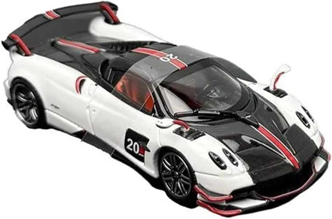 Metal Car Model 1:64 for Pagani Huayra Fengshen Huayra BC Convertible Sports Car Alloy Model Mini Vehicle Desk Ornaments Die Cast Vehicles