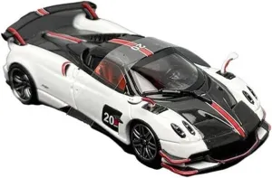 Metal Car Model 1:64 for Pagani Huayra Fengshen Huayra BC Convertible Sports Car Alloy Model Mini Vehicle Desk Ornaments Die Cast Vehicles