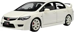 Metal Vehicles Toys 1:18 for Honda Civic Type R FD2 2007 Large Scale Alloy Car Model Adult Collection Vehicles Home Or Office Décor