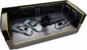 Metal Car Model 1:64 for Porsche 911 GT1 Mclaren F1 Benz CLK-GTR Alloy Diecast Model Collectible Cars Birthday Gift Die Cast Vehicles