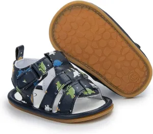 Miamooi Infant Baby Boys Girls Summer Beach Sandals Non Slip Soft Rubber Sole Toddler Outdoor Closed-Toe First Walker Shoes