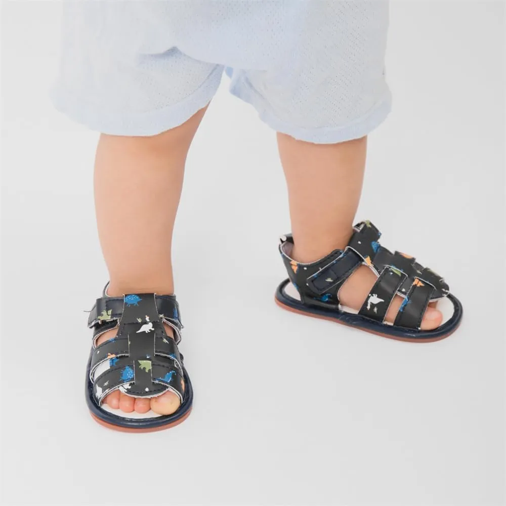 Miamooi Infant Baby Boys Girls Summer Beach Sandals Non Slip Soft Rubber Sole Toddler Outdoor Closed-Toe First Walker Shoes