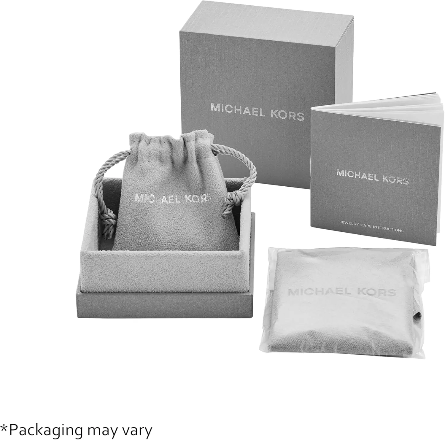 Michael Kors Stainless Steel and Pavé Crystal Hoop Earrings for Women