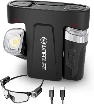 Mini Flashlight for Glasses, Rechargeable Headlamp Reading Light, 42.5H Runtime, 4 Modes, Portable Ultra-Light Bright Waterproof Pocket Light for Reading Repairing Crafting Knitting Hiking