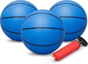 Mini Indoor Basketball Hoop   3PCS 7in Basketballs Pack