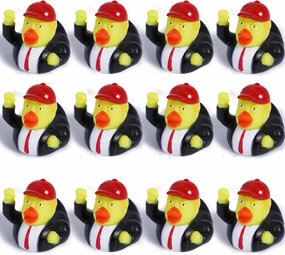 Mini Rubber Ducks Bulk, 12-Pack Small 2.3 Inch, Funny Duckies for Jeep Ducking, Election Gifts, Bath Toys for Kids & Adults, Car Dashboard Decorations