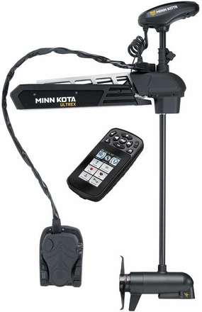 Minn Kota 1368880 Ultrex Freshwater Cable & Electric-Steer Bow-Mount Motor with MEGA Down Imaging, Digital Maximizer & i-Pilot Link GPS, 112 lbs Thrust, 45" Shaft, Black