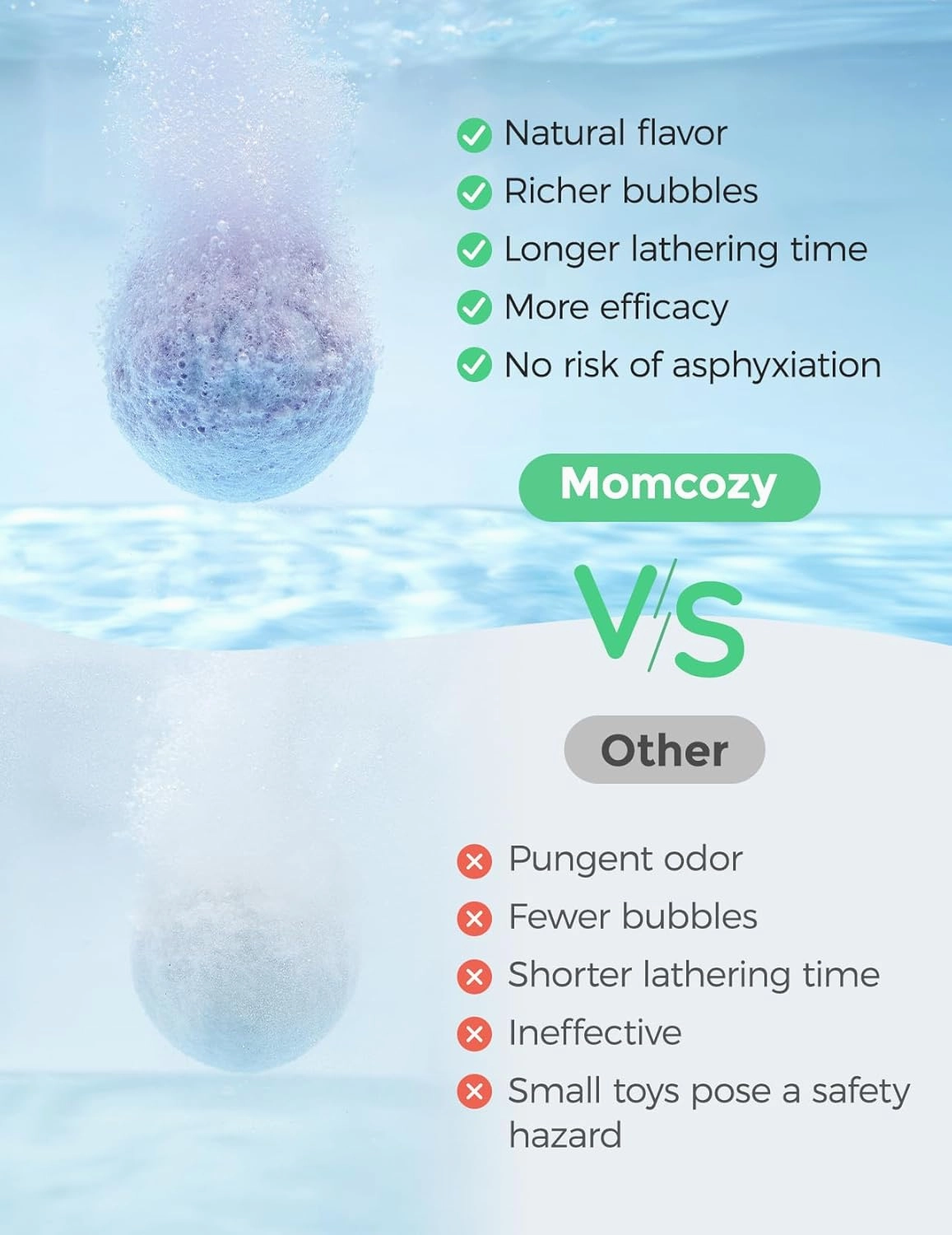 Momcozy Natural&Organic Essential Oil Bath Bombs,14 Pcs Bubble Bath Fizzy Balls with Cute Owl Animal Shapes,Bath Bombs Children's Day Gift Set for Kids Girls Boys Toddler,Ideal Gift