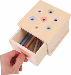 Montessori Color Sorting Box for Educational Coin Box for Sensory Development Fine Motor Skills Interactive Learning for Preschoolers