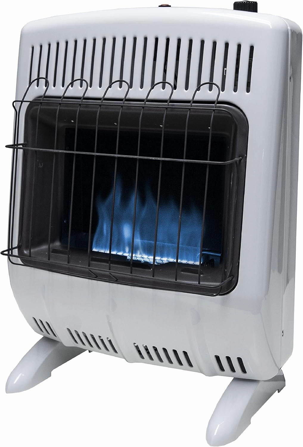 Mr. Heater MHVFBF20NGT 20,000 BTU Vent Free Blue Flame Natural Gas Heater & Supplemental Heat in Cold Rooms, Additions, Sun Rooms & Cabins - White