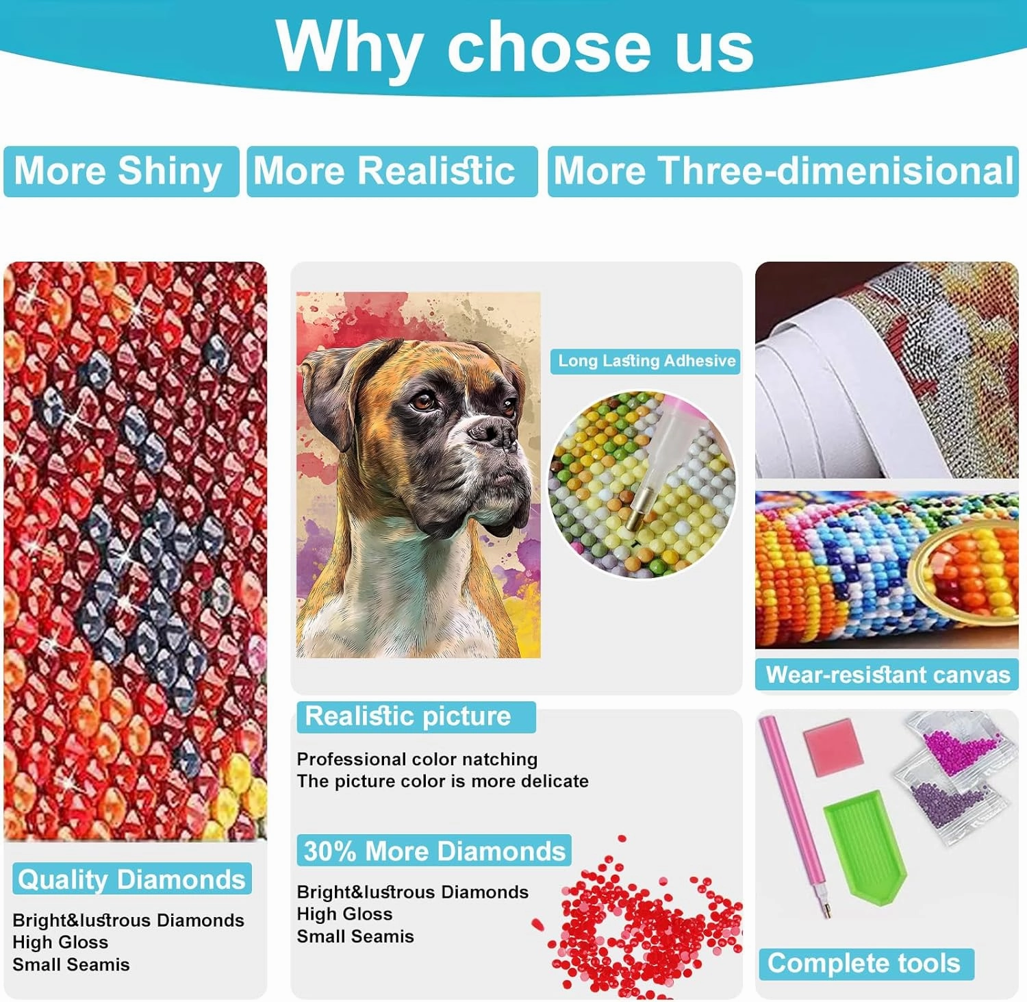 MTPGNW Dog with Splash Diamond Painting Kit, Funny Animal Diamond Art Kits for Adults, Paint with Diamonds Round for Gift Wall Decor 9D Wall Art Gifts for Women Men 18x25 INCH