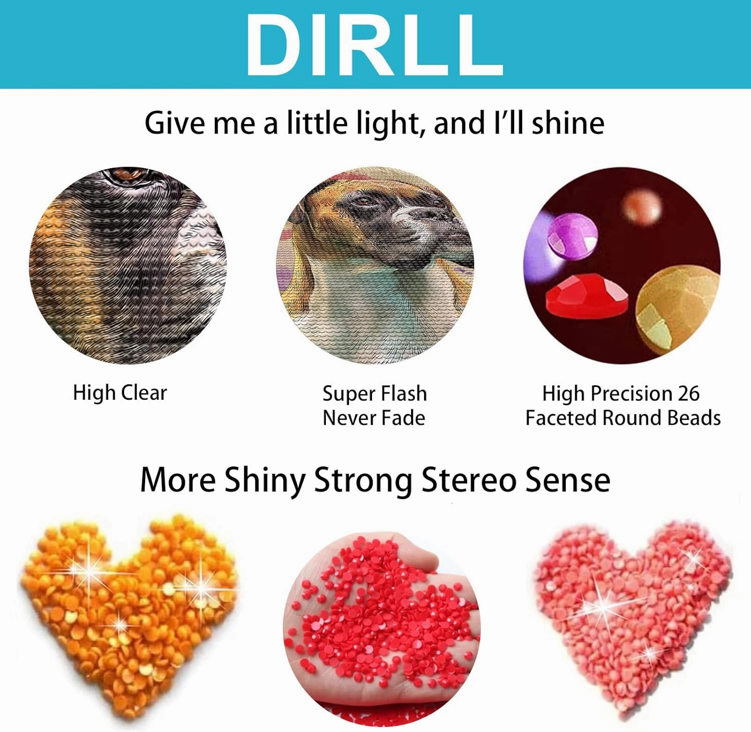 MTPGNW Dog with Splash Diamond Painting Kit, Funny Animal Diamond Art Kits for Adults, Paint with Diamonds Round for Gift Wall Decor 9D Wall Art Gifts for Women Men 18x25 INCH