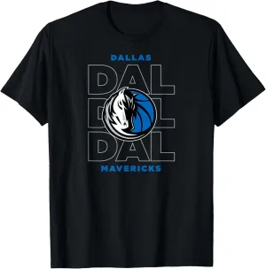 NBA - Dallas Mavericks Stacked City Logo T-Shirt