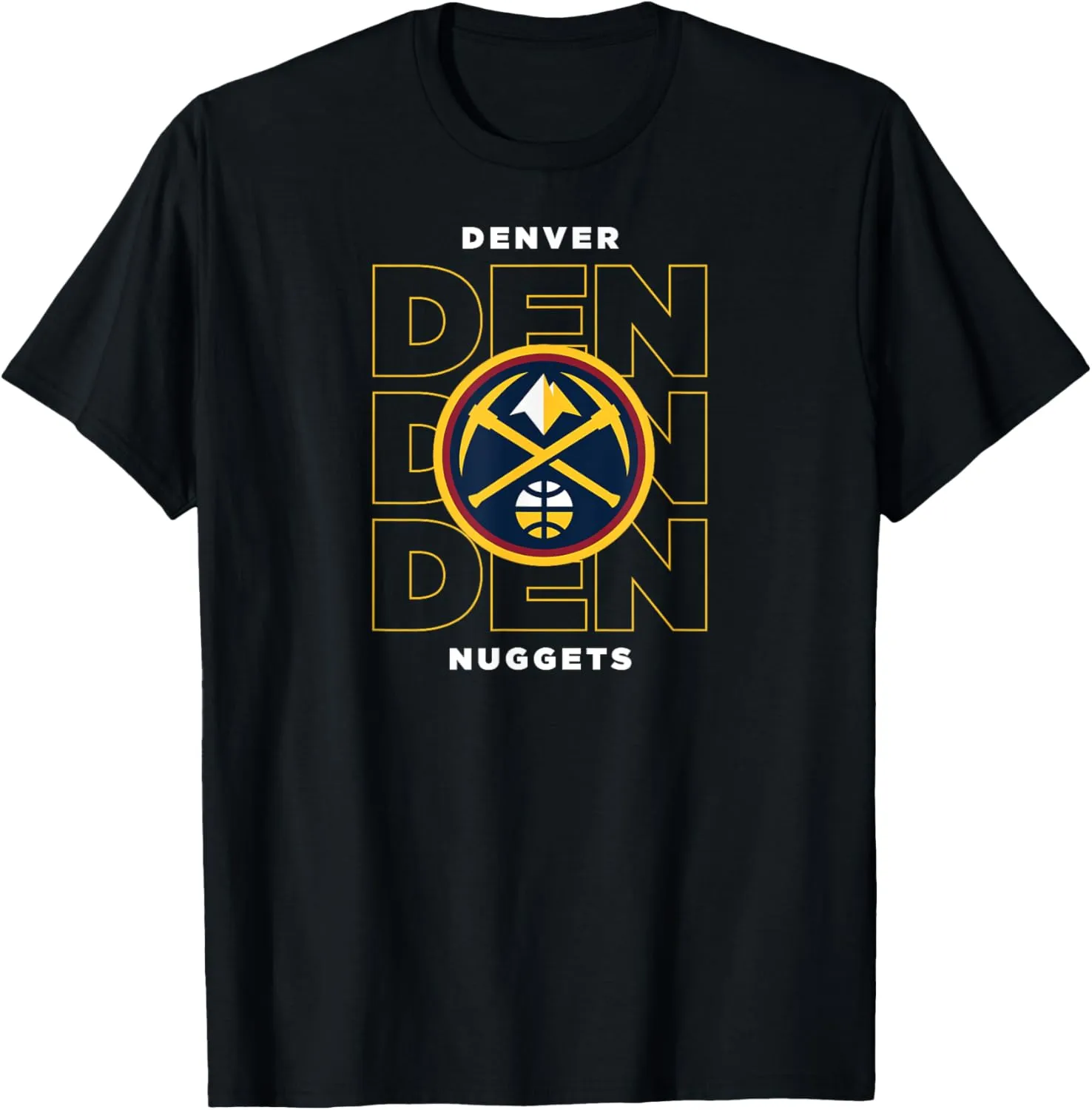 NBA - Denver Nuggets Stacked City Logo T-Shirt