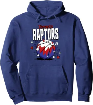 NBA Toronto Raptors Basketball Doodle Stars Pullover Hoodie