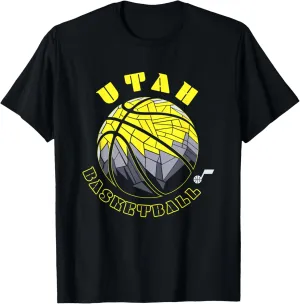 NBA Utah Jazz Neon Prism Basketball T-Shirt