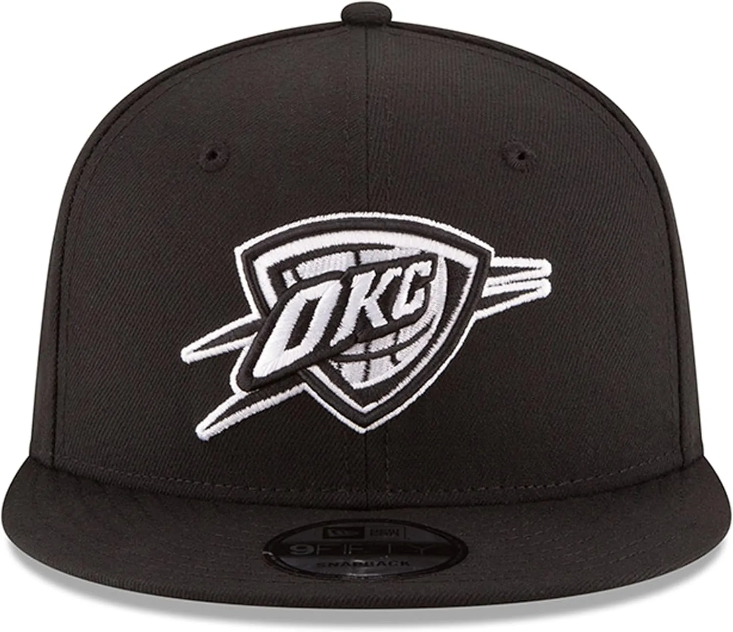 New Era NBA 9FIFTY Black White Adjustable Snapback Hat Cap One Size Fits All