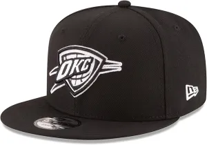New Era NBA 9FIFTY Black White Adjustable Snapback Hat Cap One Size Fits All