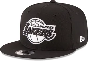 New Era NBA 9FIFTY Black White Adjustable Snapback Hat Cap One Size Fits All
