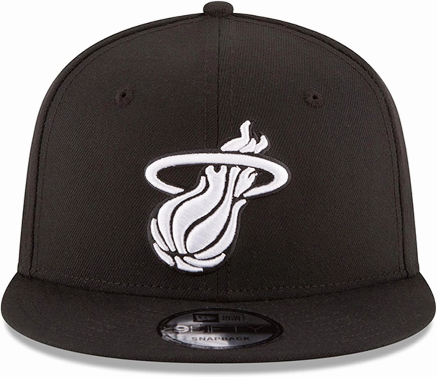 New Era NBA 9FIFTY Black White Adjustable Snapback Hat Cap One Size Fits All