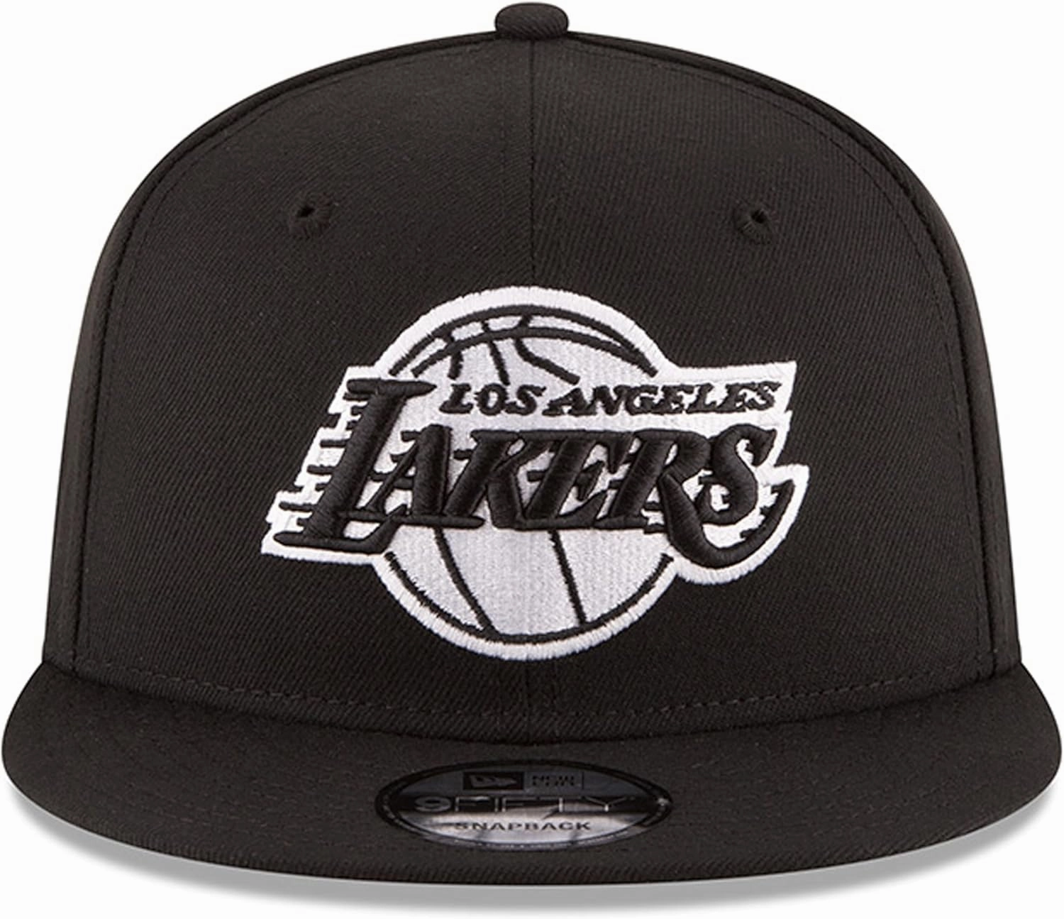 New Era NBA 9FIFTY Black White Adjustable Snapback Hat Cap One Size Fits All