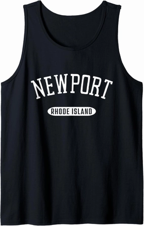 Newport RI Shirt Classic Style Newport Rhode Island Tank Top