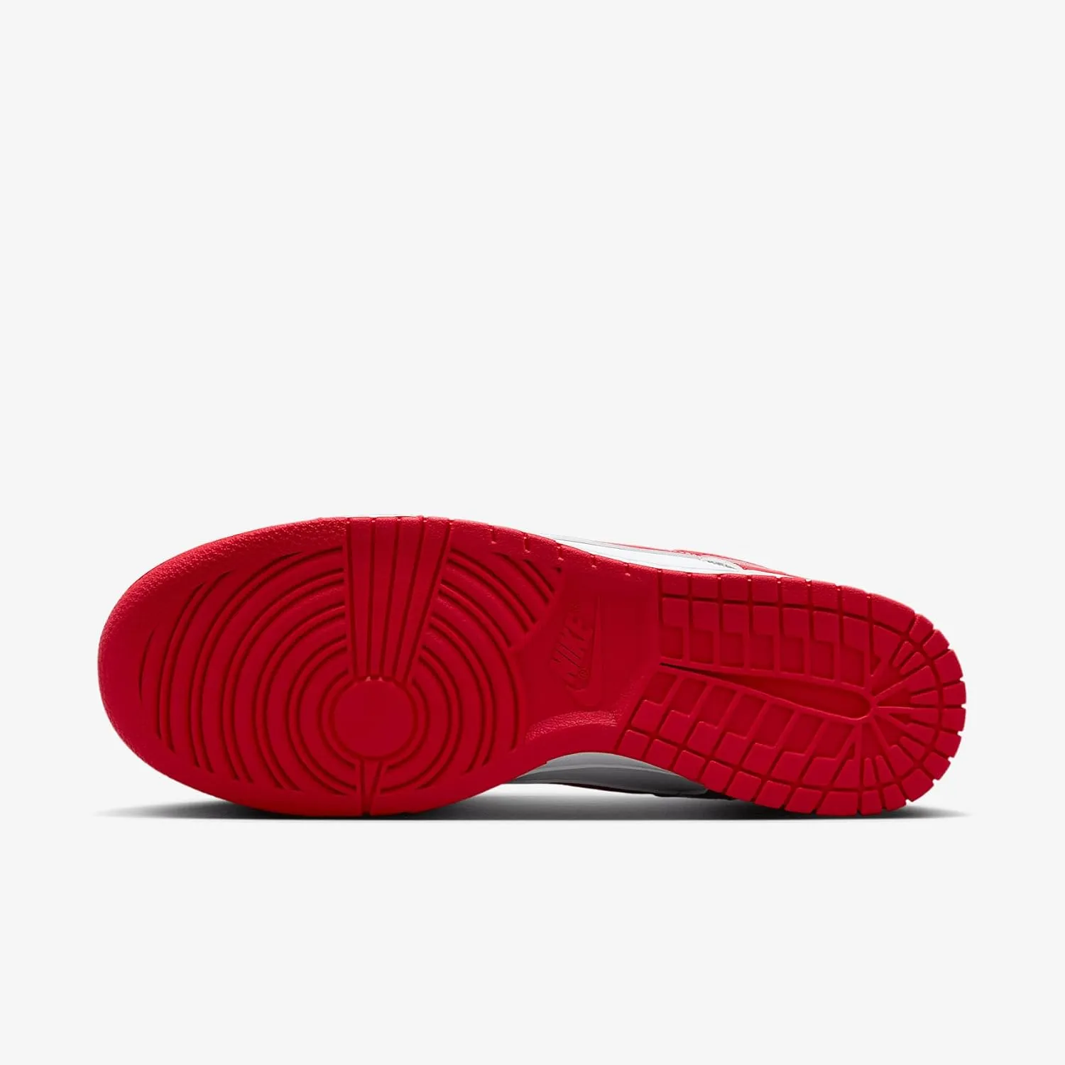 Nike Dunk Low Retro Men's Shoes (HF5441-104, White/White/University Red)
