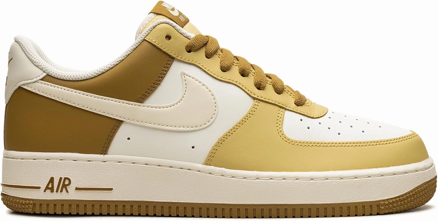 Nike Air Force 1 '07 Men's Shoes (FZ4034-716) (FZ4034-716, Bronzine/Saturn Gold/SAIL/Coconut Milk)