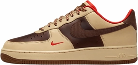 Nike Air Force 1 '07 Men's Shoes (HQ3447-222, Light British Tan/Sesame/Picante Red/Cacao Wow)