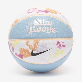 Nike Basketball, Size 7, Classic Style, Durable Construction, White/Blue/Grey/Black