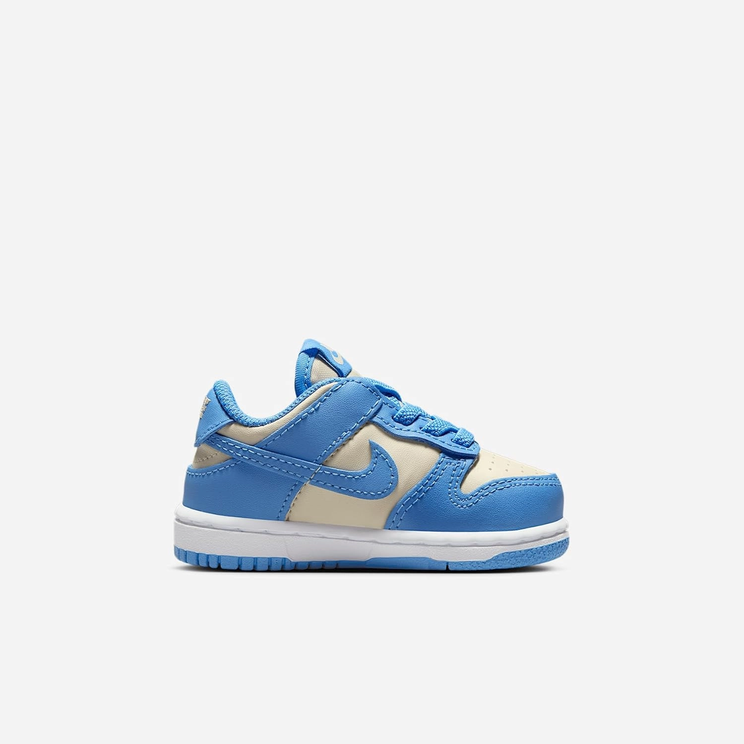 Nike Dunk Low Baby/Toddler Shoes (FB9107-400, Blue Beyond/Beach/White/Blue Beyond)