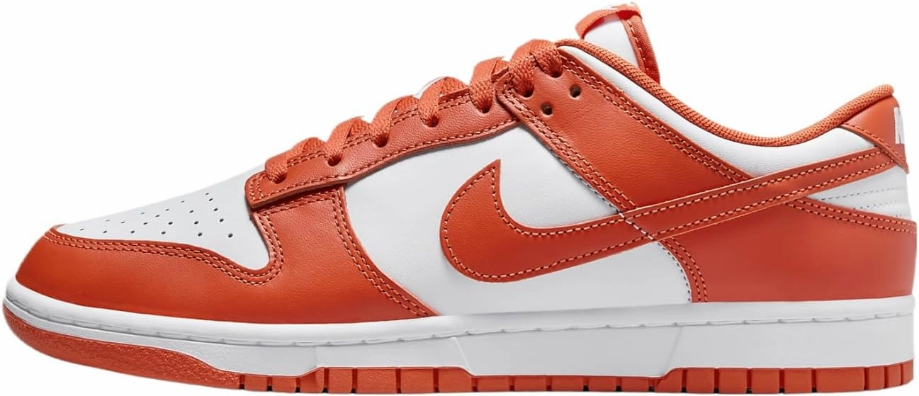 Nike Dunk Low Retro Men's Shoes (DV0833-114, White/White/Cosmic Clay) Size 13