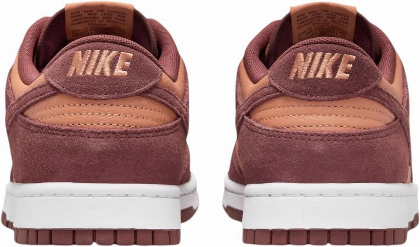 Nike Dunk Low Retro Men's Shoes (FQ8249-200, Amber Brown/White/Dark Pony)
