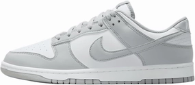 Nike Dunk Low Retro Men's Shoes (HF5441-105, White/White/Light Smoke Grey)