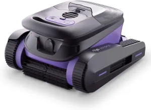 Niya Sonar 50 Cordless Robotic Vacuum Pool Cleaner from The Creators of Dolphin, up to 40 FT in Length, Scrubber Brush with Waterline Cleaning