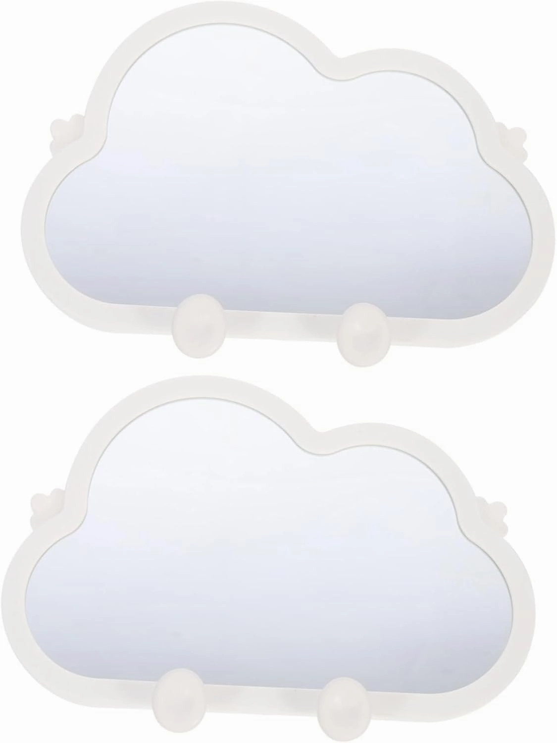 NOLITOY Adjustable Vanity Mirror Desktop Cosmetic Mirror Small Makeup Cloud Vanity Table