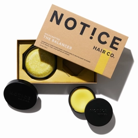 NOT!CE Hair Co. The Balancer Shampoo & Conditioner Bars - Travel Set - smoothing | combination & frizzy hair