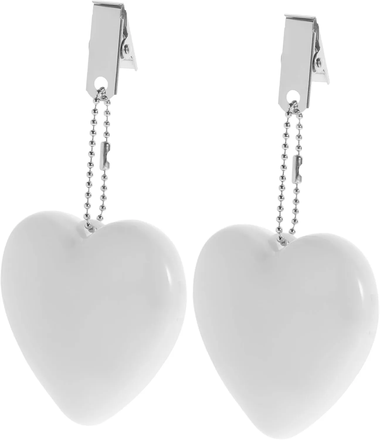 NUOBESTY 2 Pcs Heart Shape Touch Control LED Handbag Lights Versatile Night Lamps for Reading and Purse Use Battery Operated Safe and Convenient Cool White Color