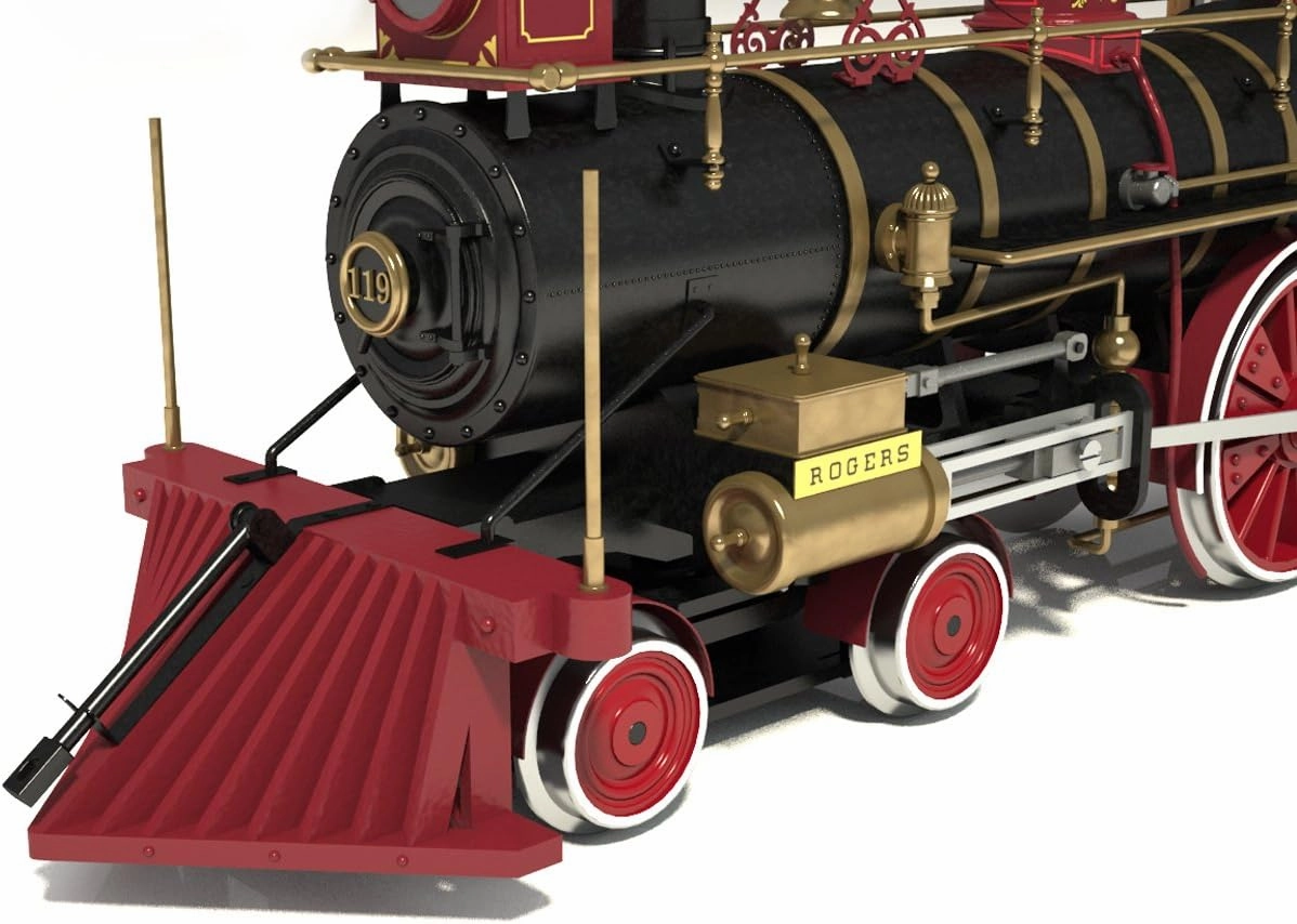 OcCre Rogers 119 1:32 Scale Locomotive Construction Model Kit from Wood and Metal #54008 (Adult Assembly Required) (Model Only - No Paint)
