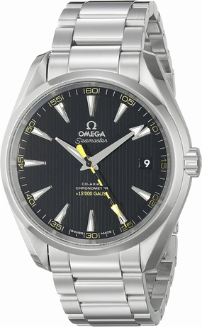 Omega Men's 23110422101002 Seamaster150 Analog Display Swiss Automatic Silver Watch