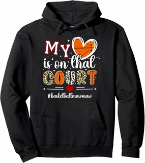 On That Court Basketball Mawmaw Basketball Player Mawmaw Pullover Hoodie