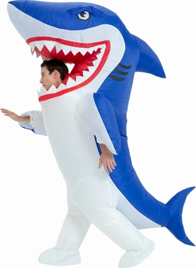 One Casa Inflatable Costume Adult,Blow Up Party Costumes,Inflatable Shark Costume,Halloween Costumes for Men Women