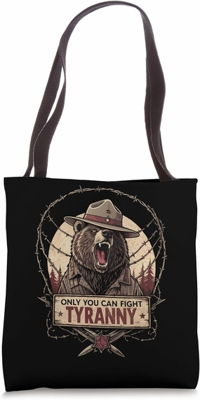 Only You Can Fight Tyranny - Defend Democracy - Protect USA Tote Bag