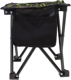 Outdoor Folding Chair Portable Camping Seat Compact and Lightweight Fishing Stool for Hiking Beach Trips and Picnics Easy Setup Stainless Steel Frame Color