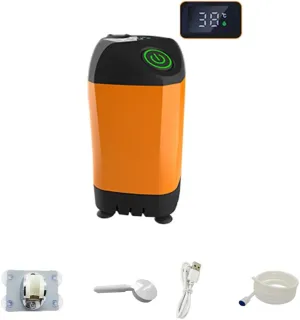 Outdoor Shower,Outdoor Camping Shower Portable Electric Shower Pump Ipx7 Waterproof with Digital Display for Camping Hiking Backpacking Travel Beach Pet Watering