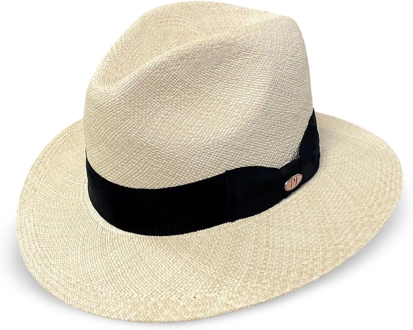 Panama Jack Premium Safari Straw Hat - Handwoven, Lightweight & Breathable, 2 5/8" Brim